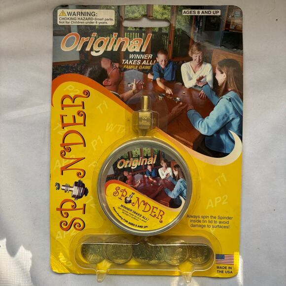 NEW Vintage Original Spinder Table Game Course KG JD - Picture 1 of 3